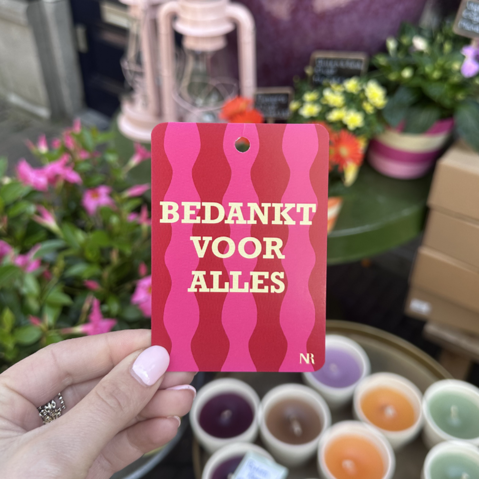 Kaart klein - Bedankt voor alles