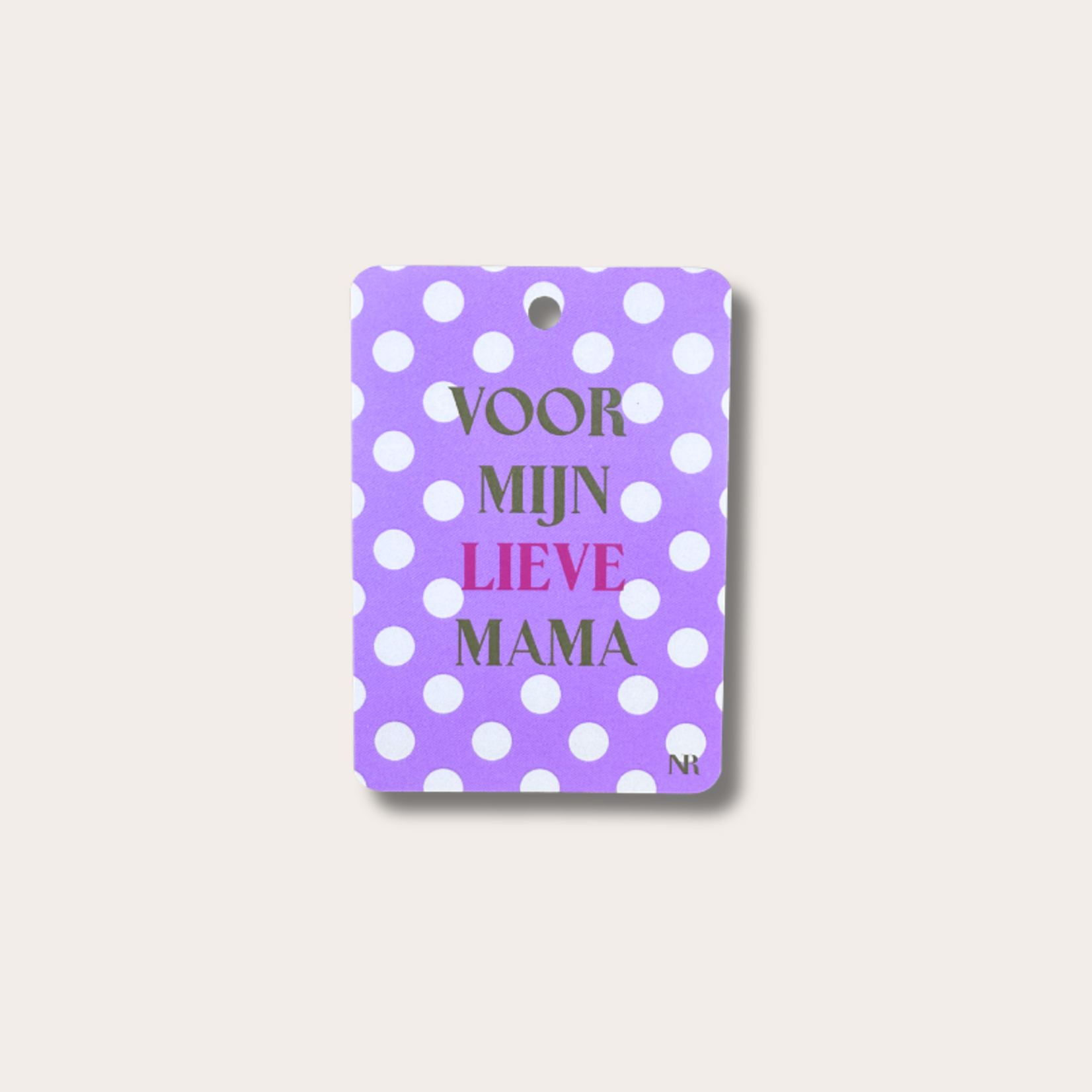Kaart klein - Voor mijn lieve mama