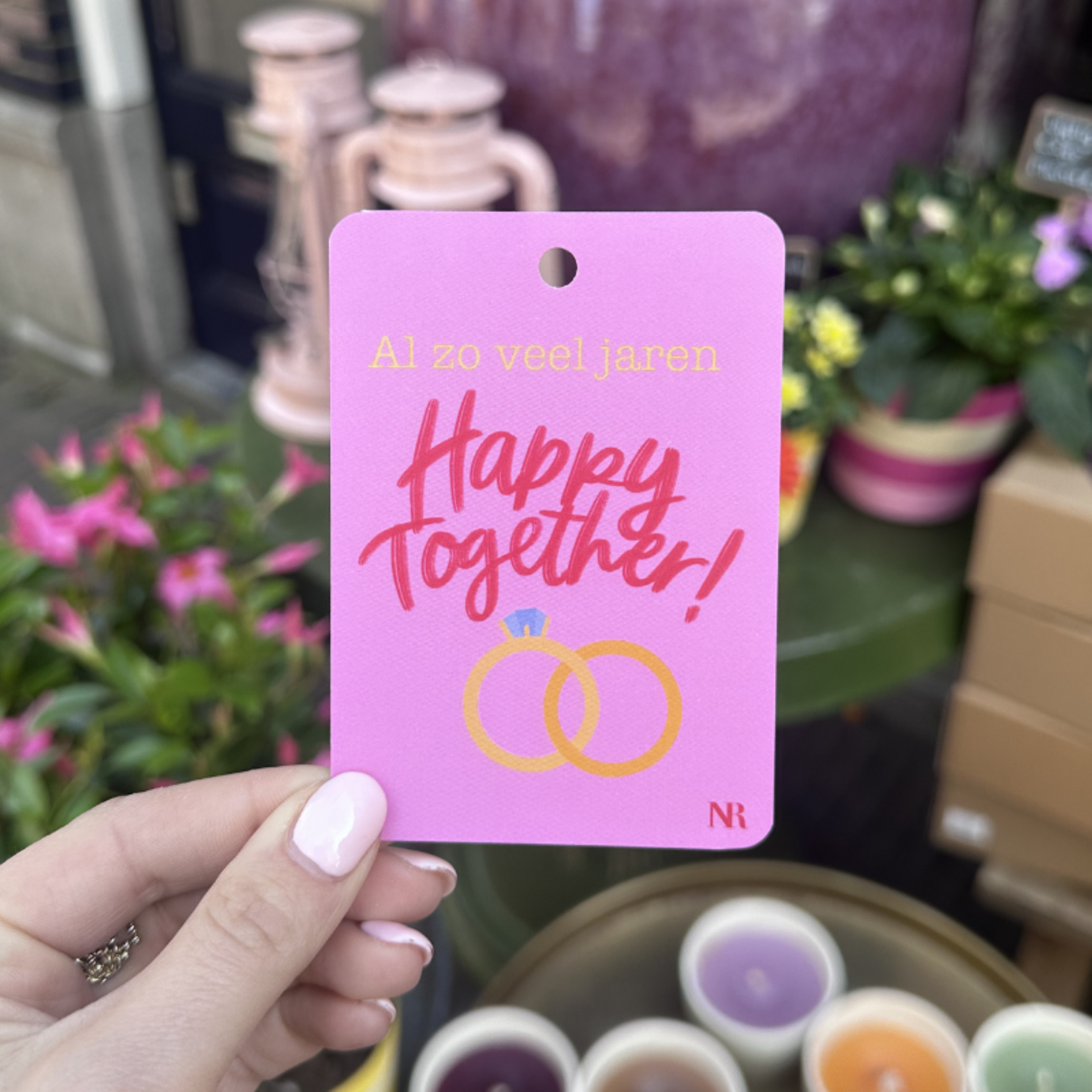 Kaart klein - Happy together