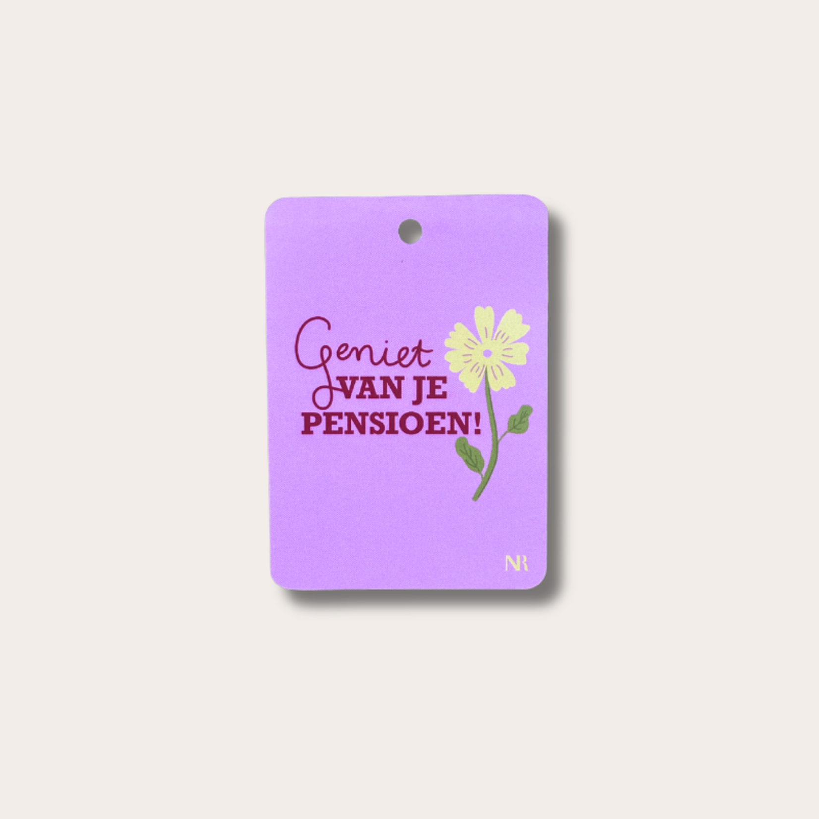 Kaart klein - Geniet van je pensioen
