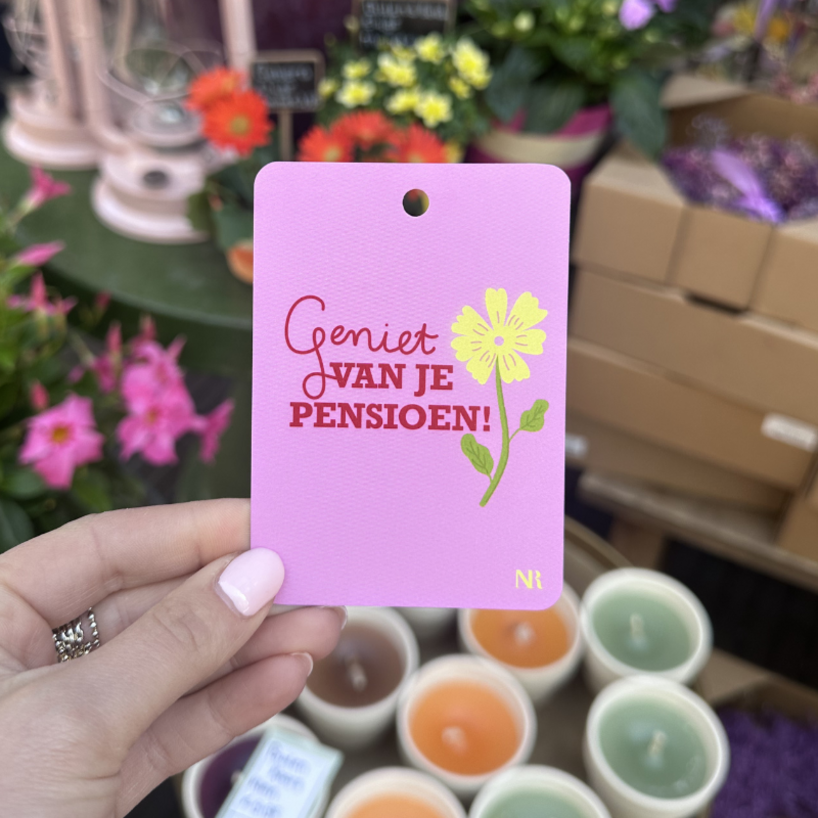 Kaart klein - Geniet van je pensioen
