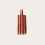 Borrelplank - Glas - Oranje/roze - S