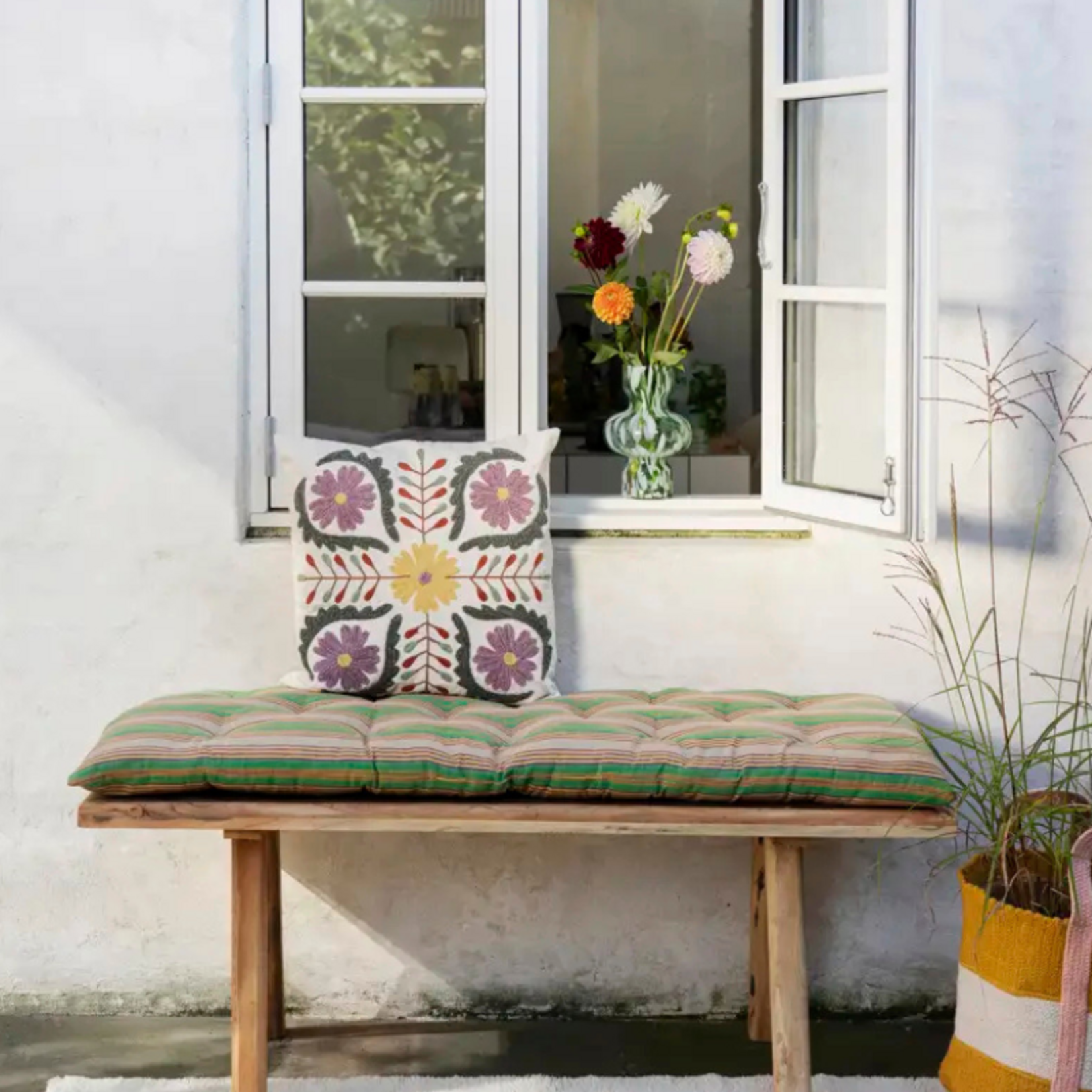 Kussenhoes - Suzani Embroidered - Multi