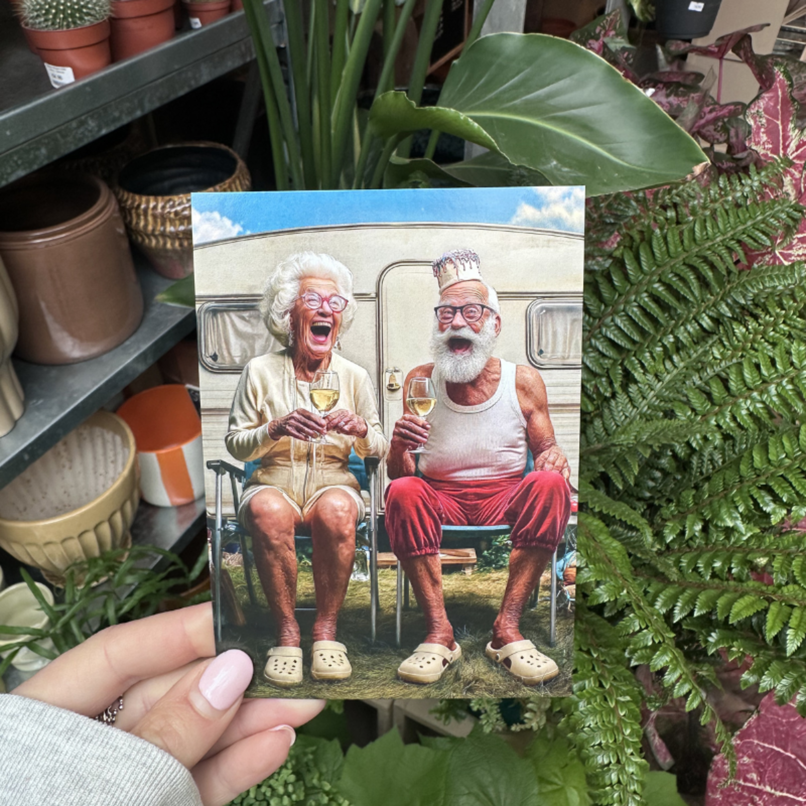 Kaart - Jarig op de camping
