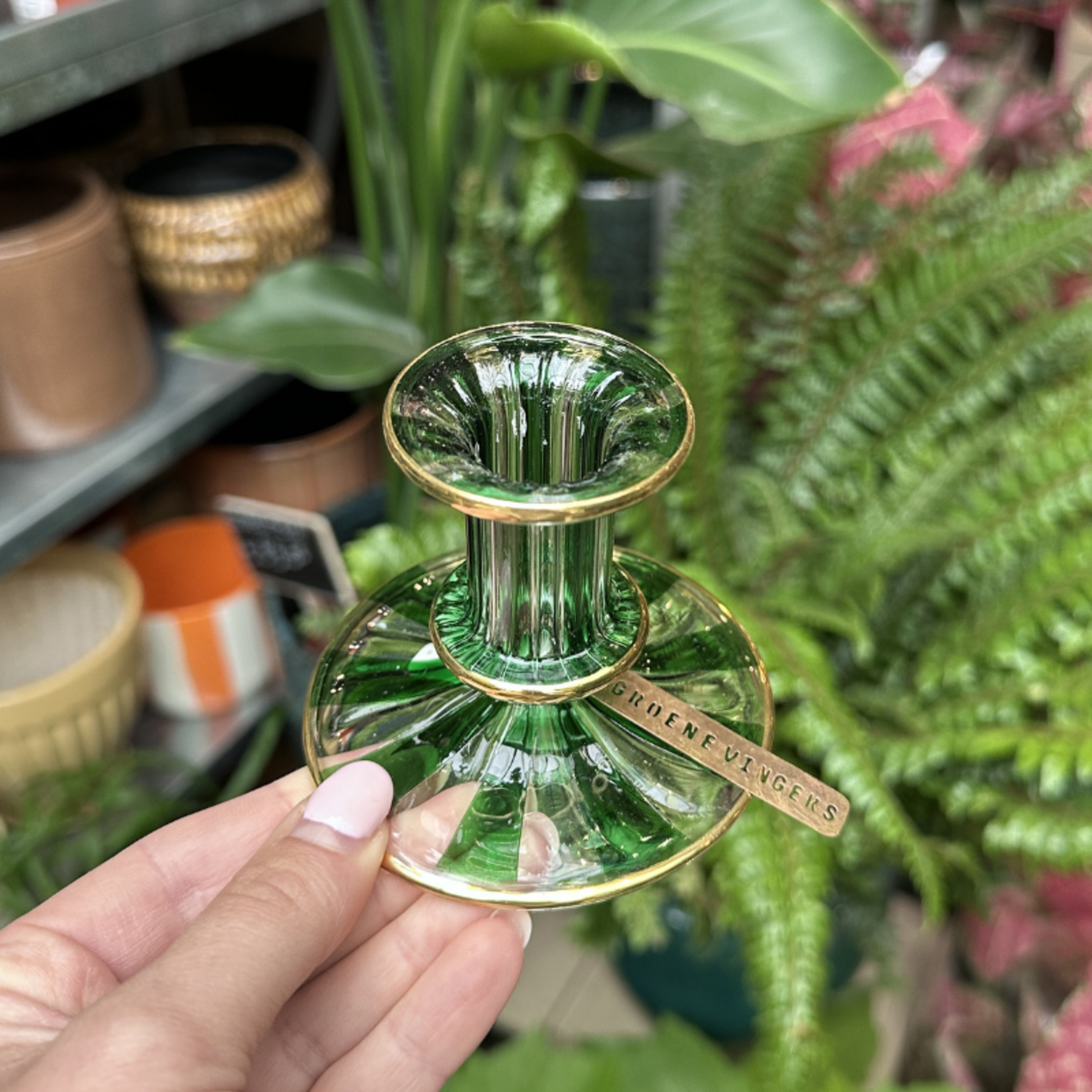 Kandelaar GV - Streep - Groen