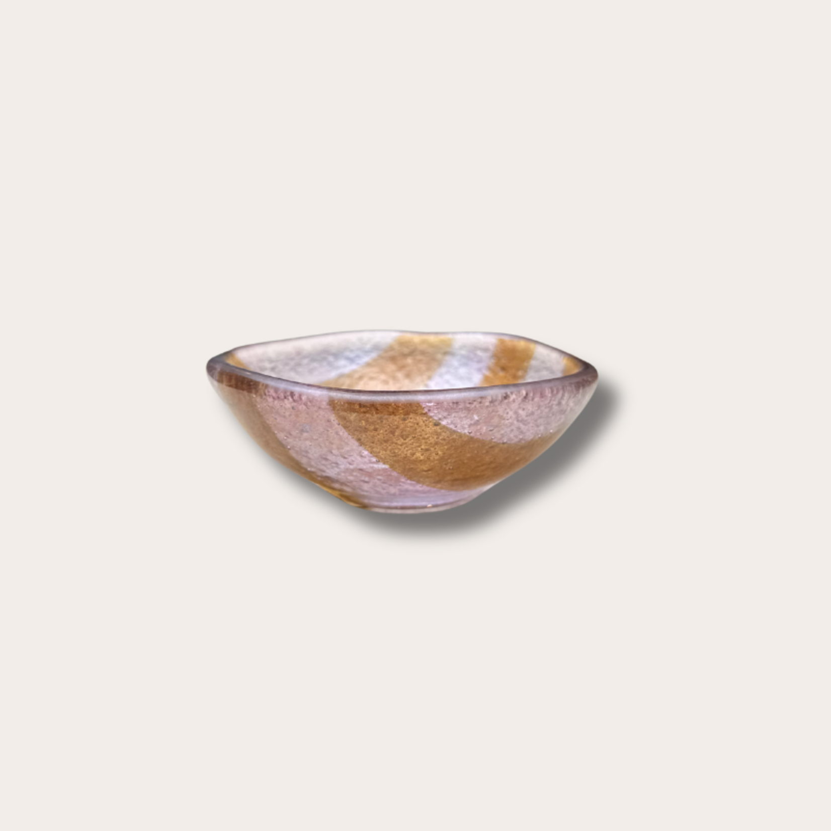 Schaaltje - Glas - Oranje/roze - XS