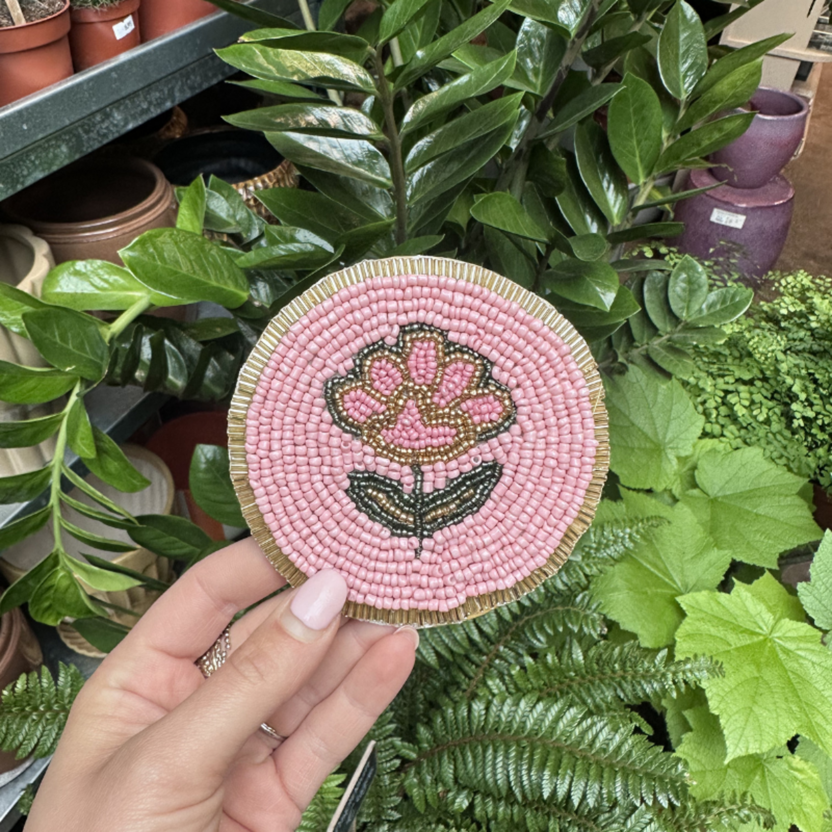 Onderzetter - Fiore - Roze