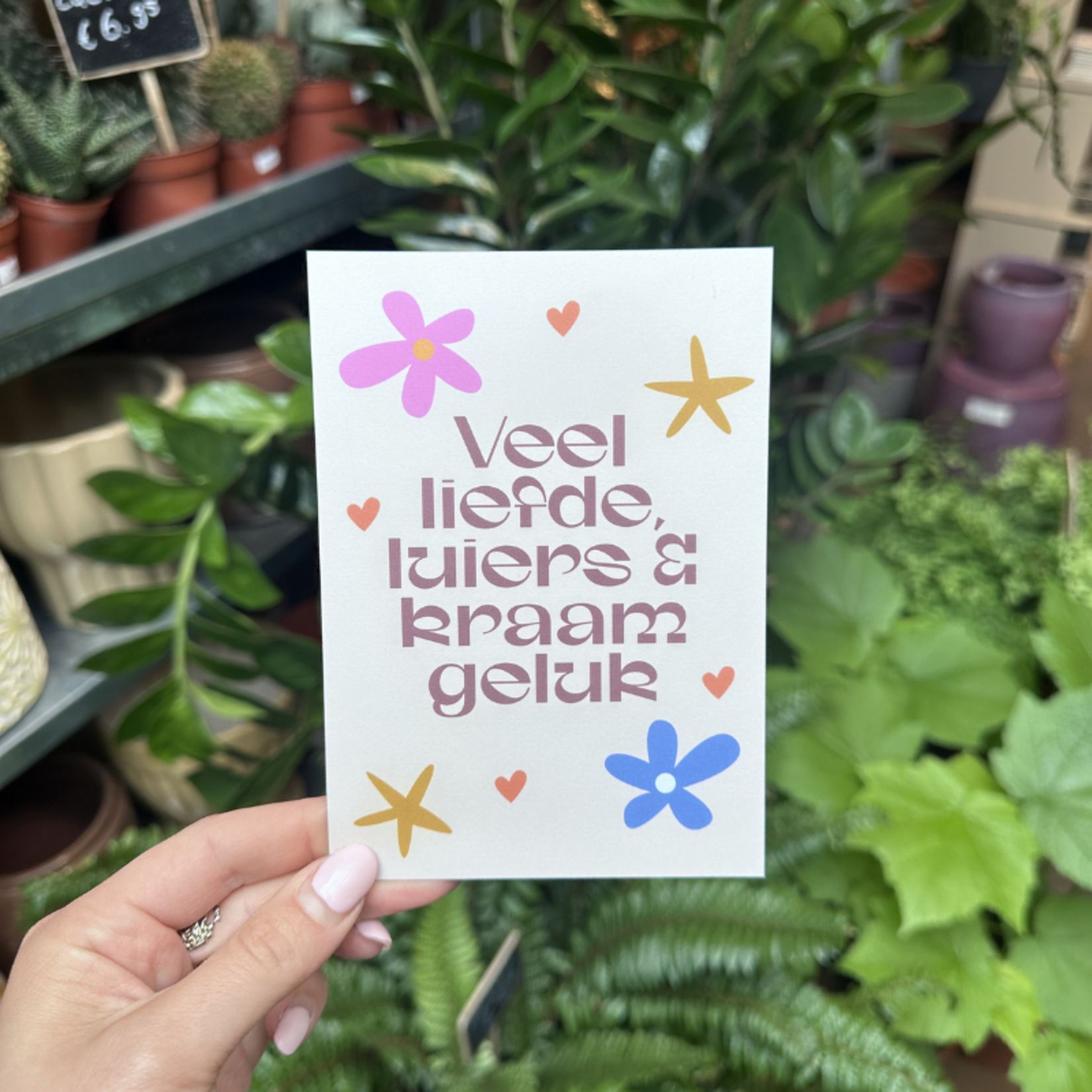 Kaart - Veel liefde luiers en kraamgeluk