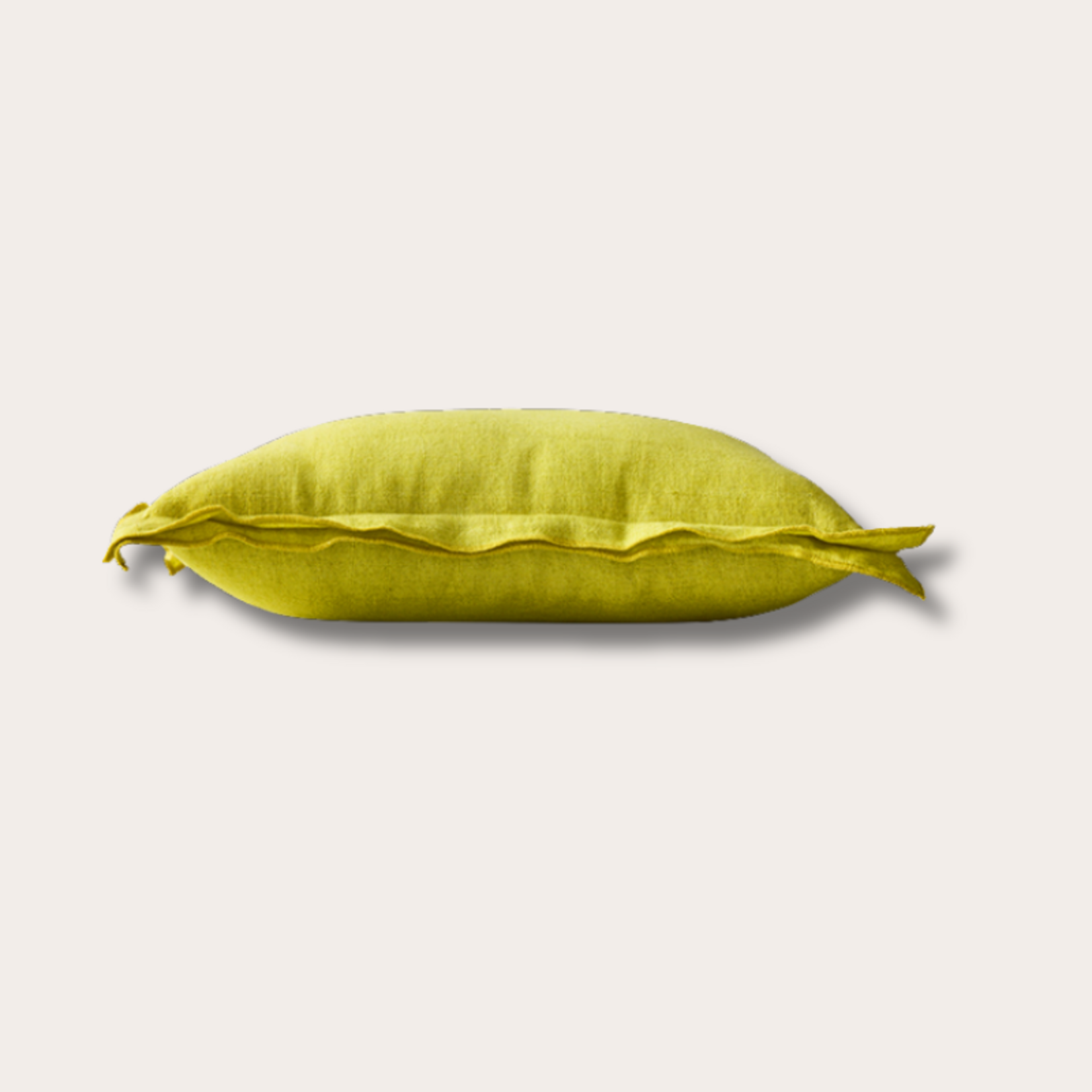 HKliving HKliving - Linen Cushion - Lemongrass