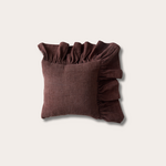 HKliving HKliving - Ruffle cushion - Chestnut
