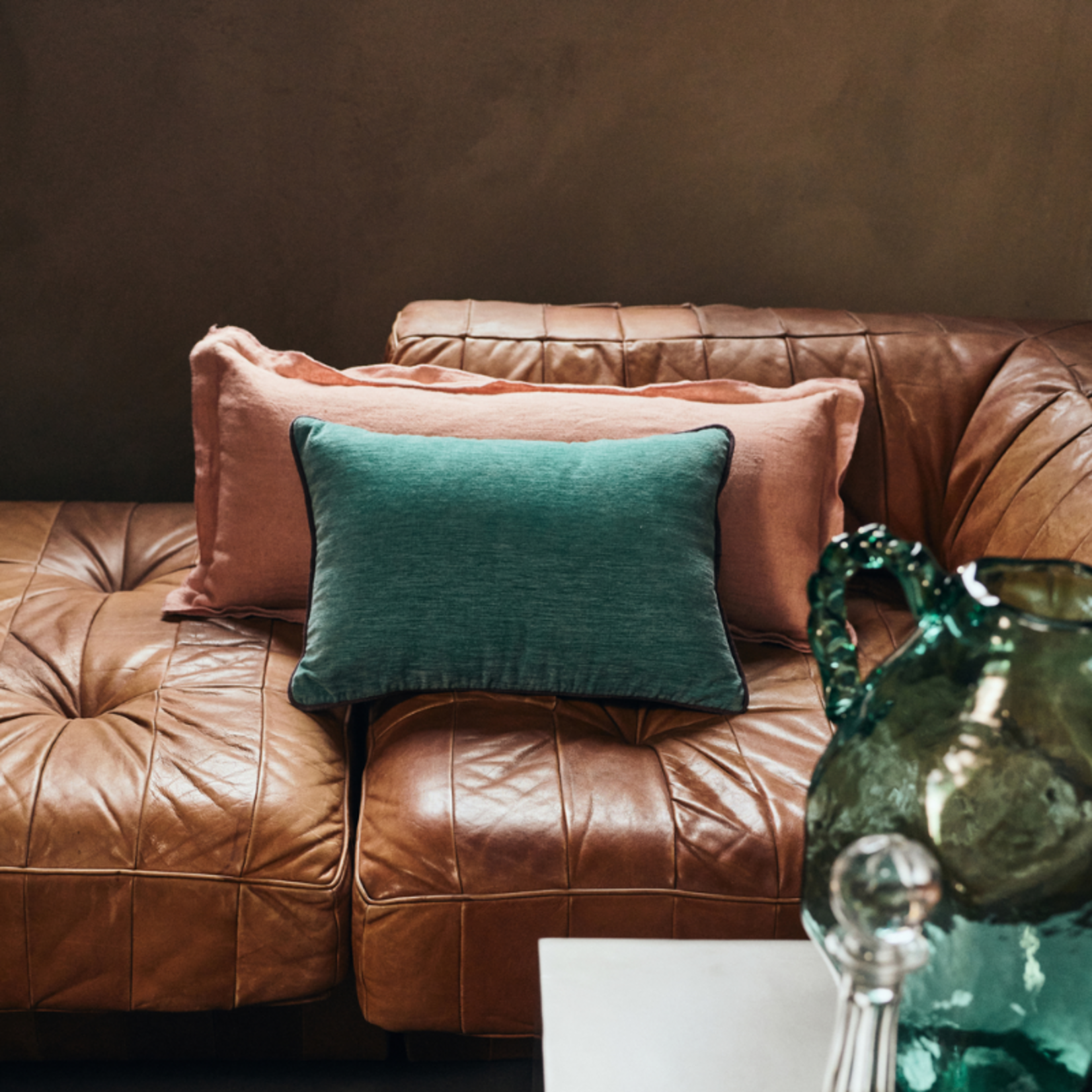 HKliving HKliving - Linen cushion - Magnolia