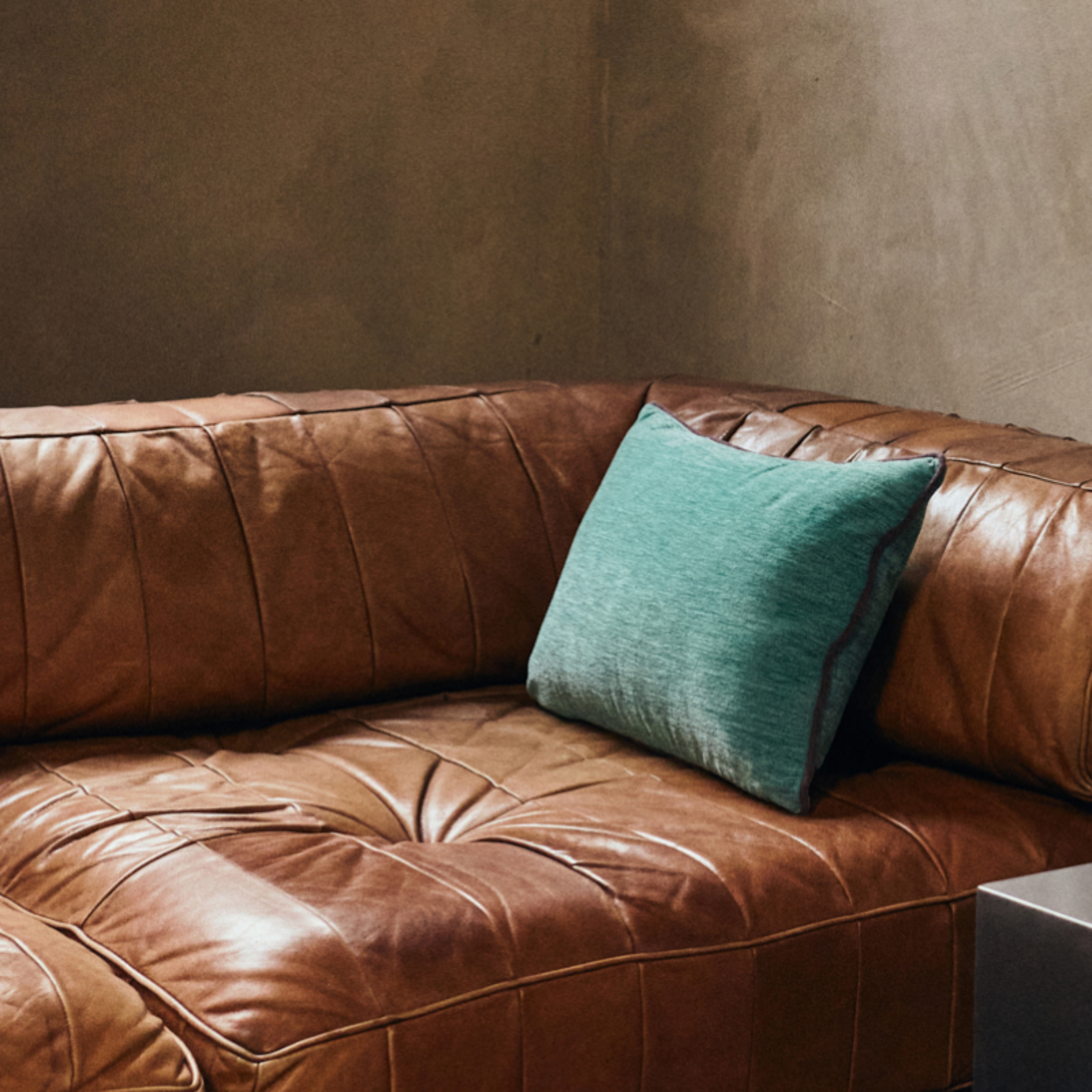 HKliving HKliving - Velvet cushion - Deep sea