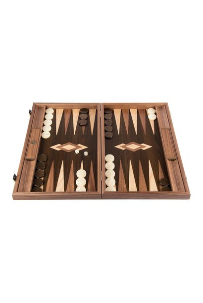 Backgammon Tronc Naturel Noyer