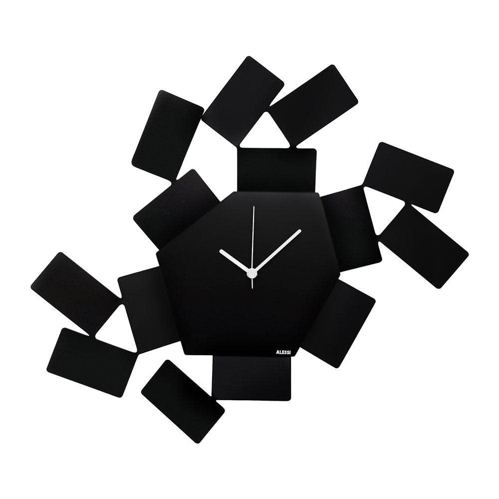 ALESSI - Stanza Black Wall Clock-1