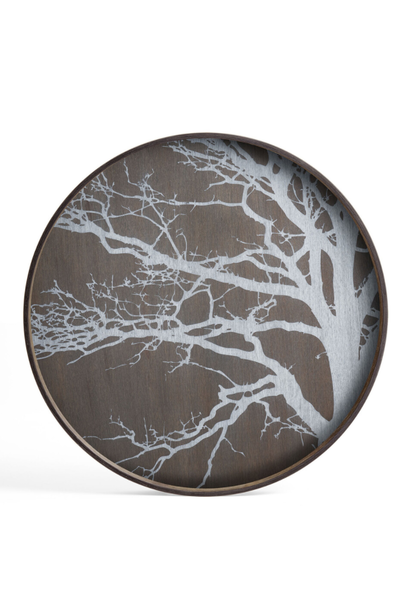 Tray White Tree L