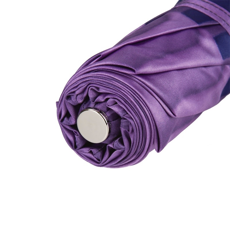 Purple Petal Folding Umbrella-4
