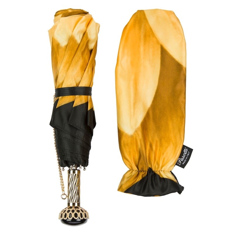 Umbrella Golden Flower Folding-3