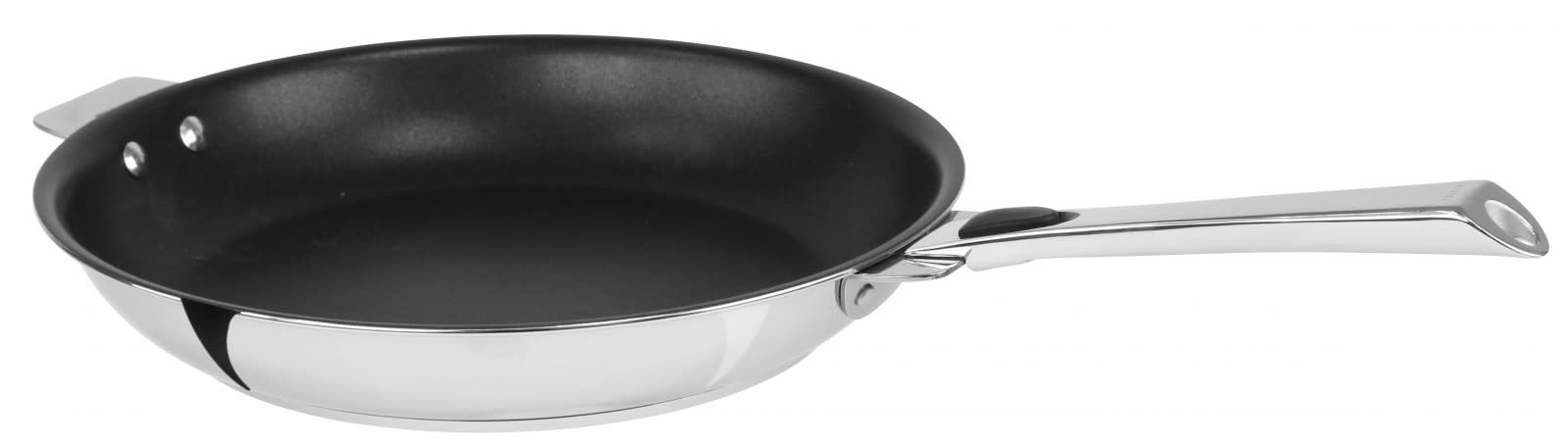Stainless Steel Frying Pan - Exceliss Casteline Non-Stick 24 cm-2