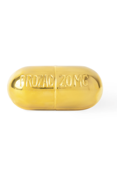 Boite Pilule Prozac Dorée