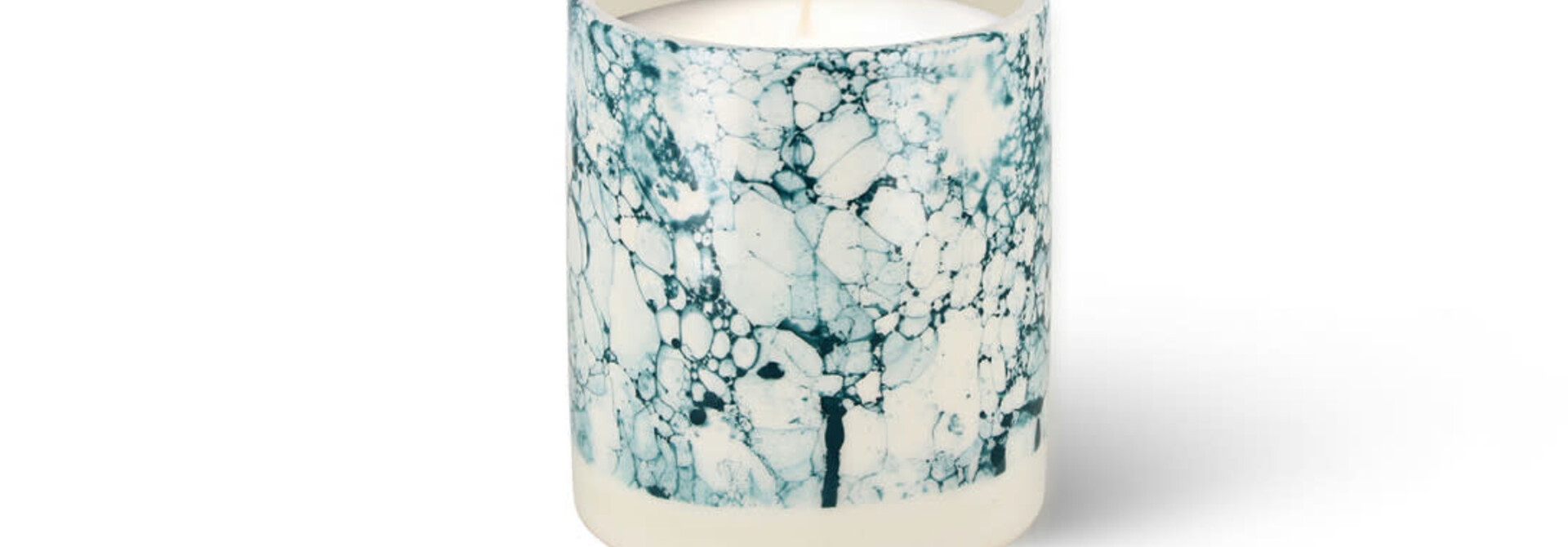 Candle Lemon Green Marble Candle S