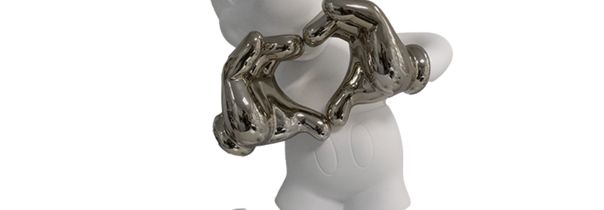 Mickey With Love Blanc & Argent par Kelly Hoppen