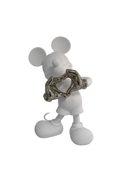 Mickey With Love Blanc & Argent by Kelly Hoppen