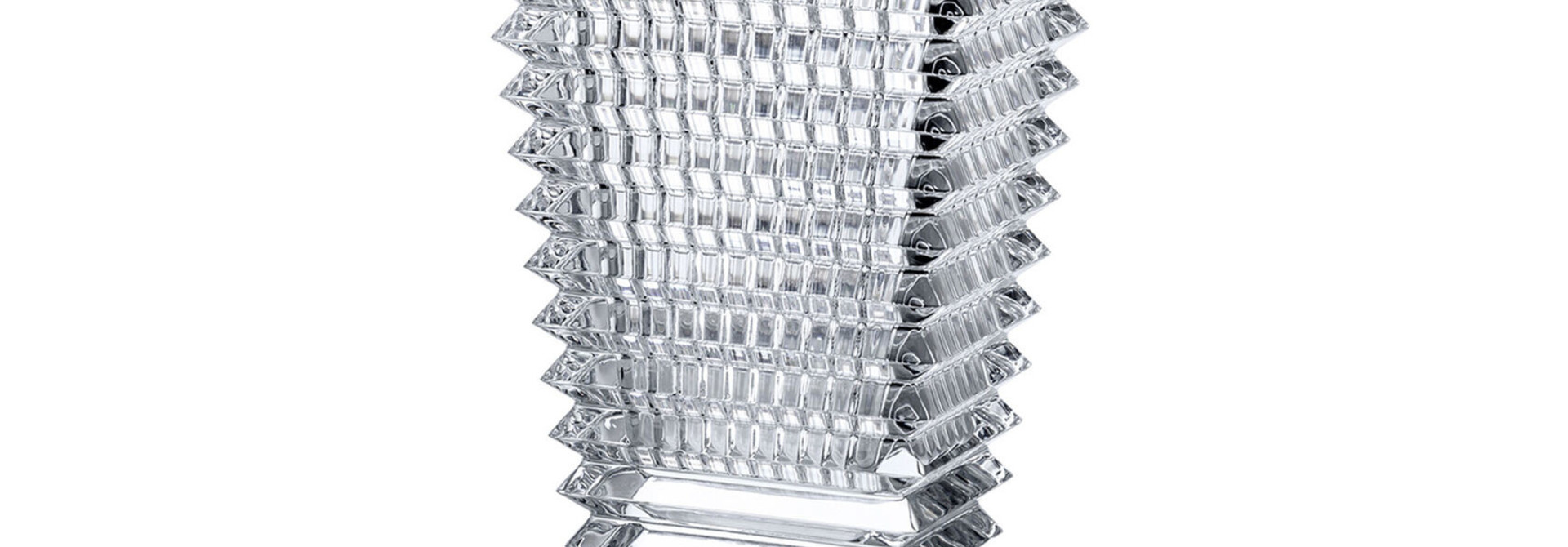 Eye Rectangular Vase Clear L