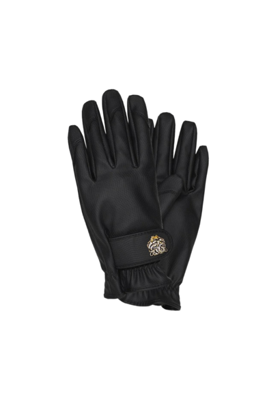 Sparkling Black Gloves Size M