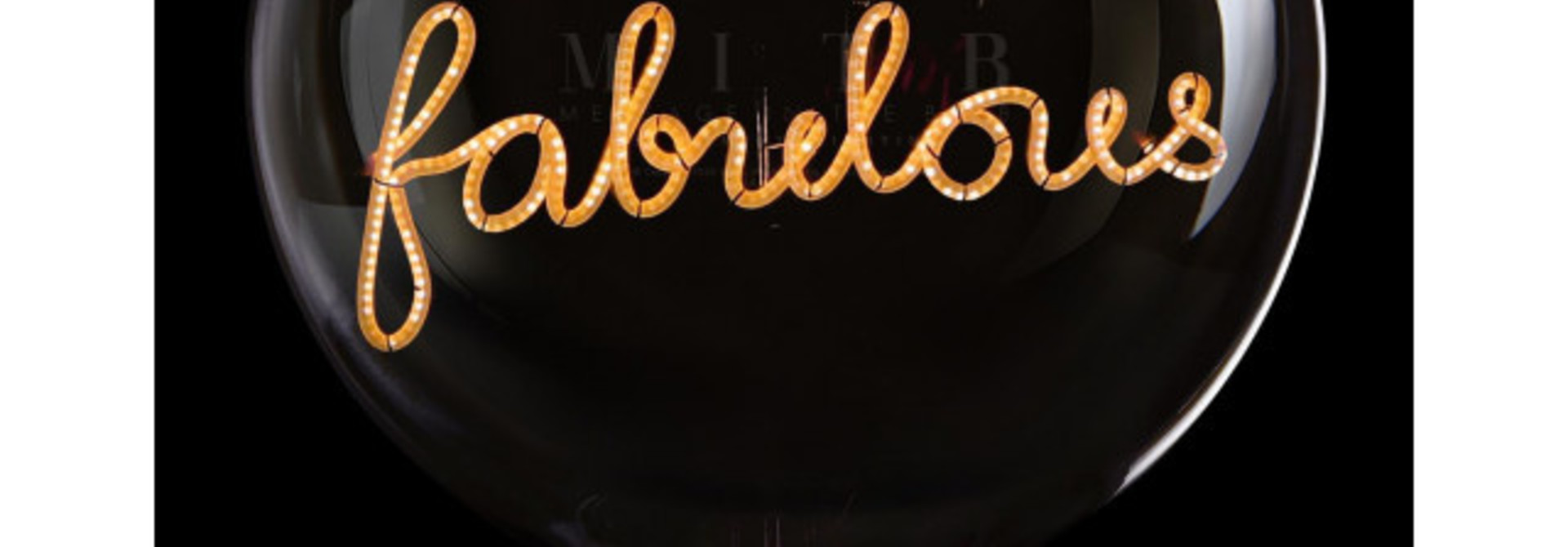 Bulb I am Fabulous Red/Amber