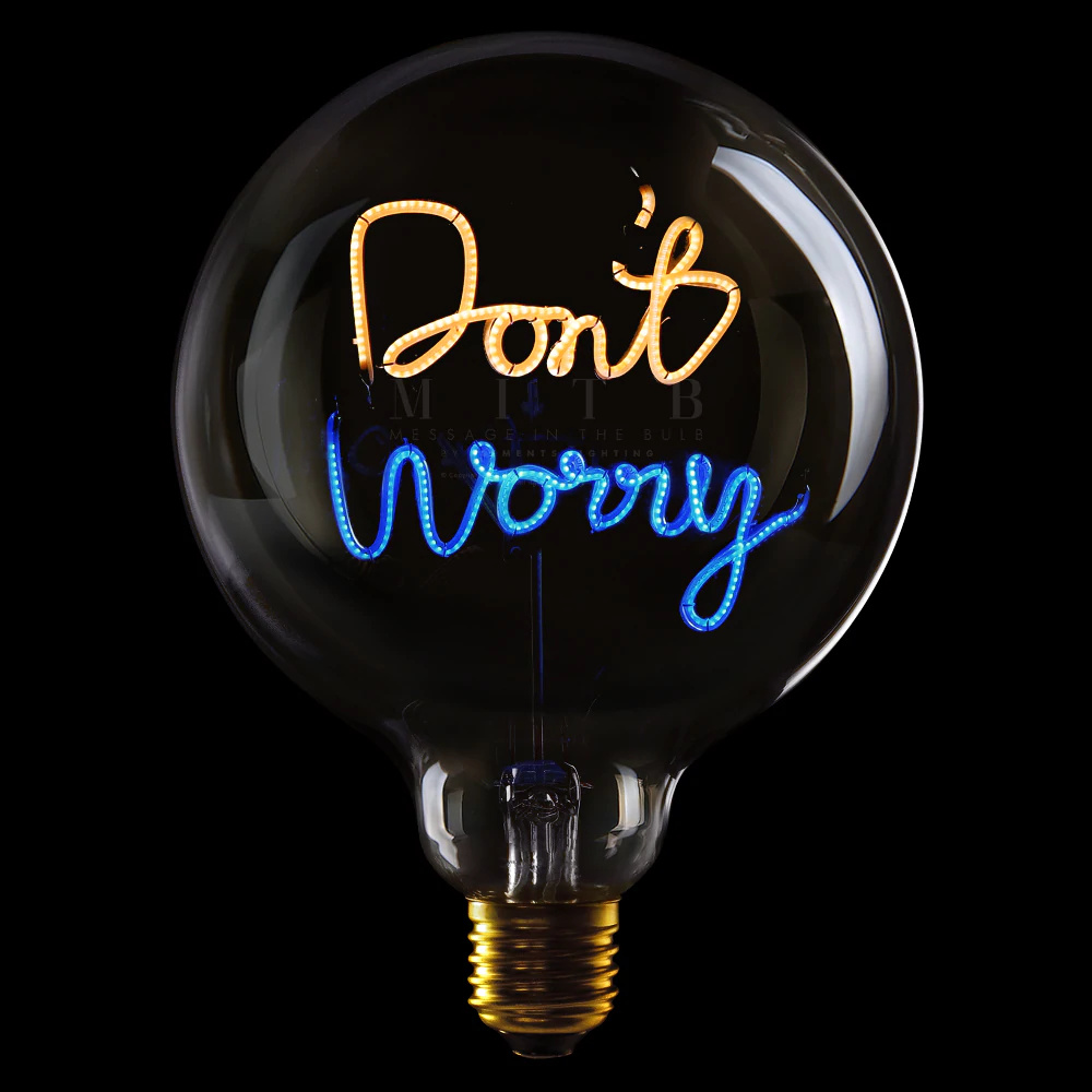 Bulb Don't Worry Amber and Blue-1