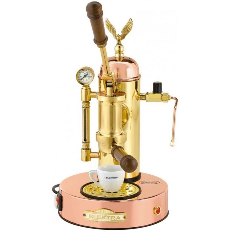 Coffee Maker Micro Casa Copper & Brass Lever-1