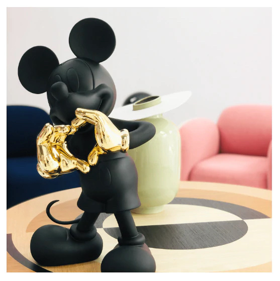 Mickey With Love Noir & Or par Kelly Hoppen-4