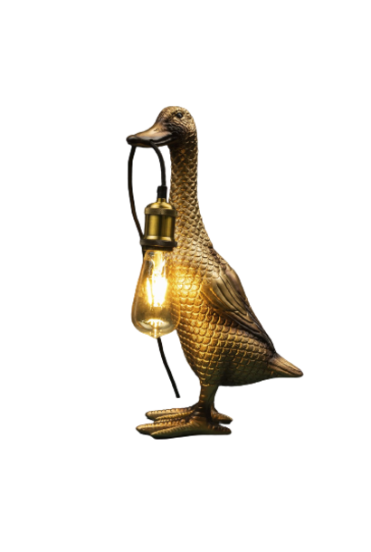 Lamp Ducky Canard Golden