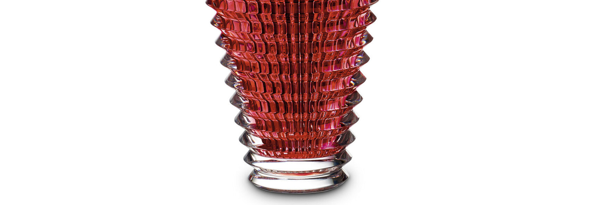 Vase Eye Round Red