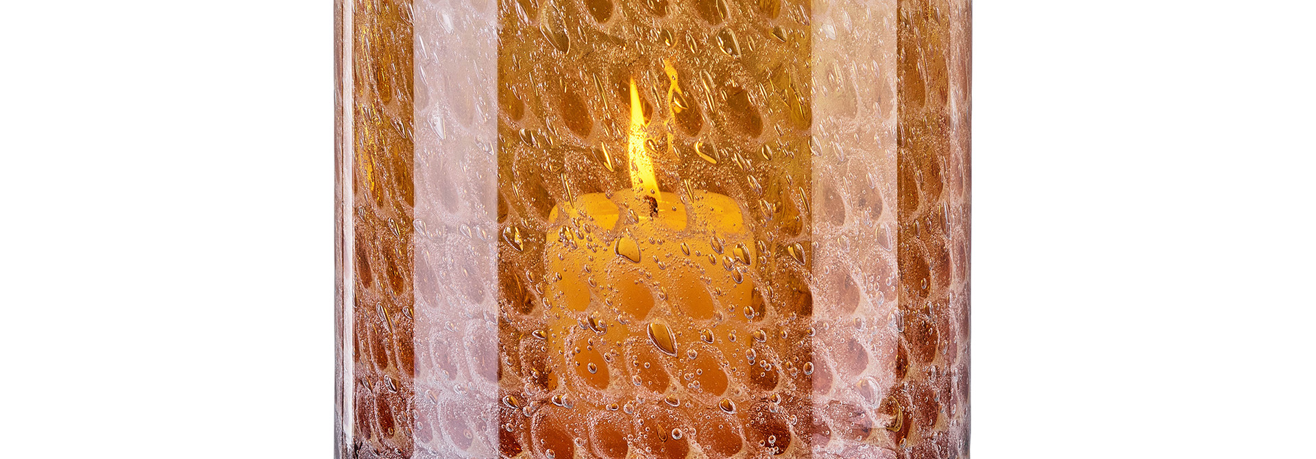 Tealight Spritz Amber Large