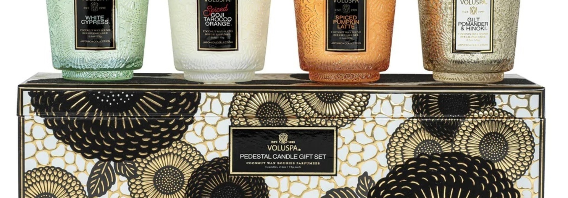 Giftset 4 Candles Japonica Holiday