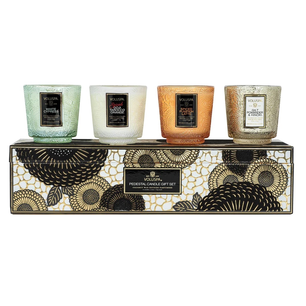 Giftset 4 Candles Japonica Holiday-1