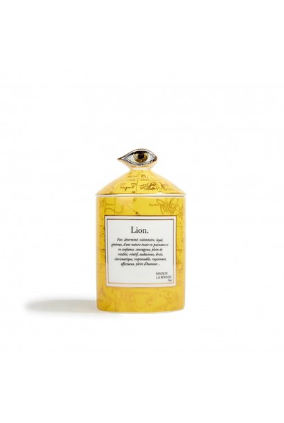 Bougie Lion Cèdre & Rose 380gr