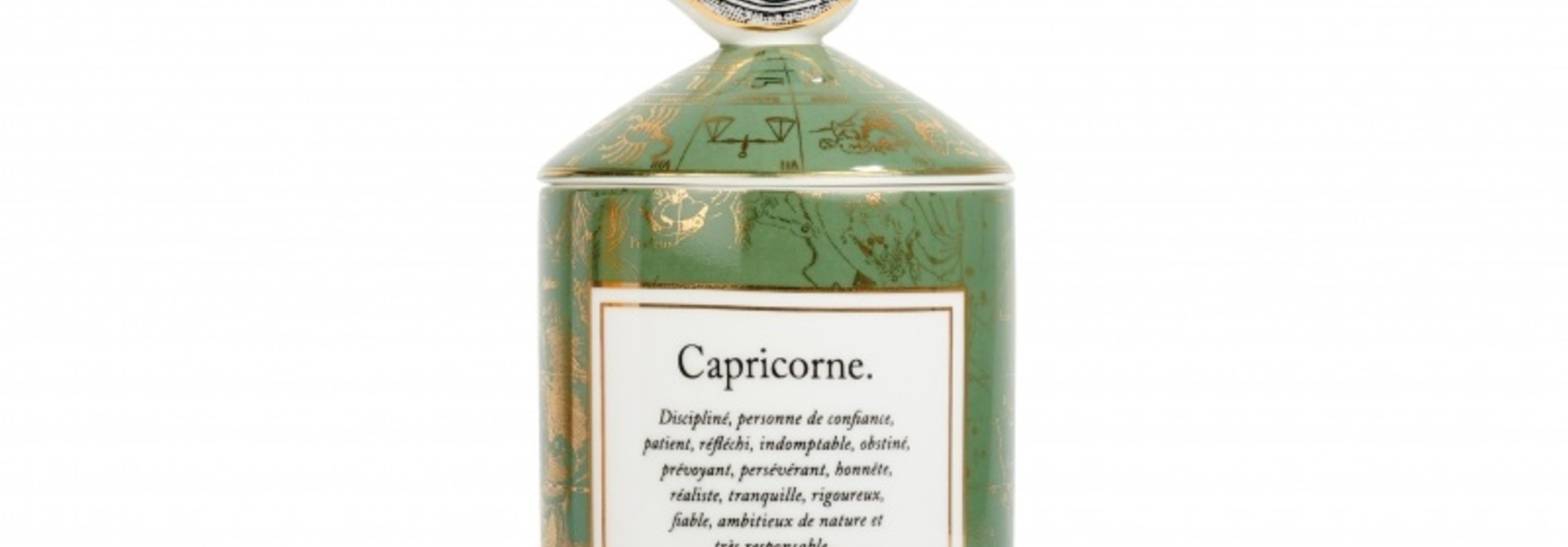 Bougie Capricorne Encens & Fève Tonka 380gr