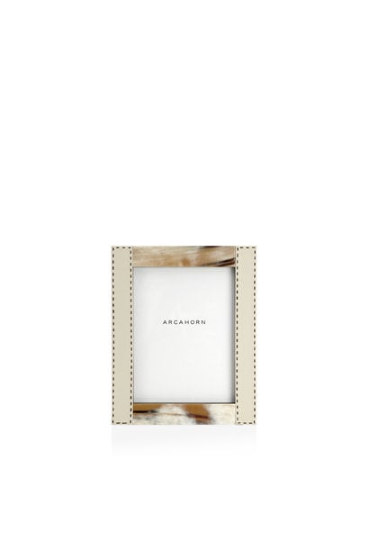 Photo Frame Ivory Leather and Horn 24x30cm