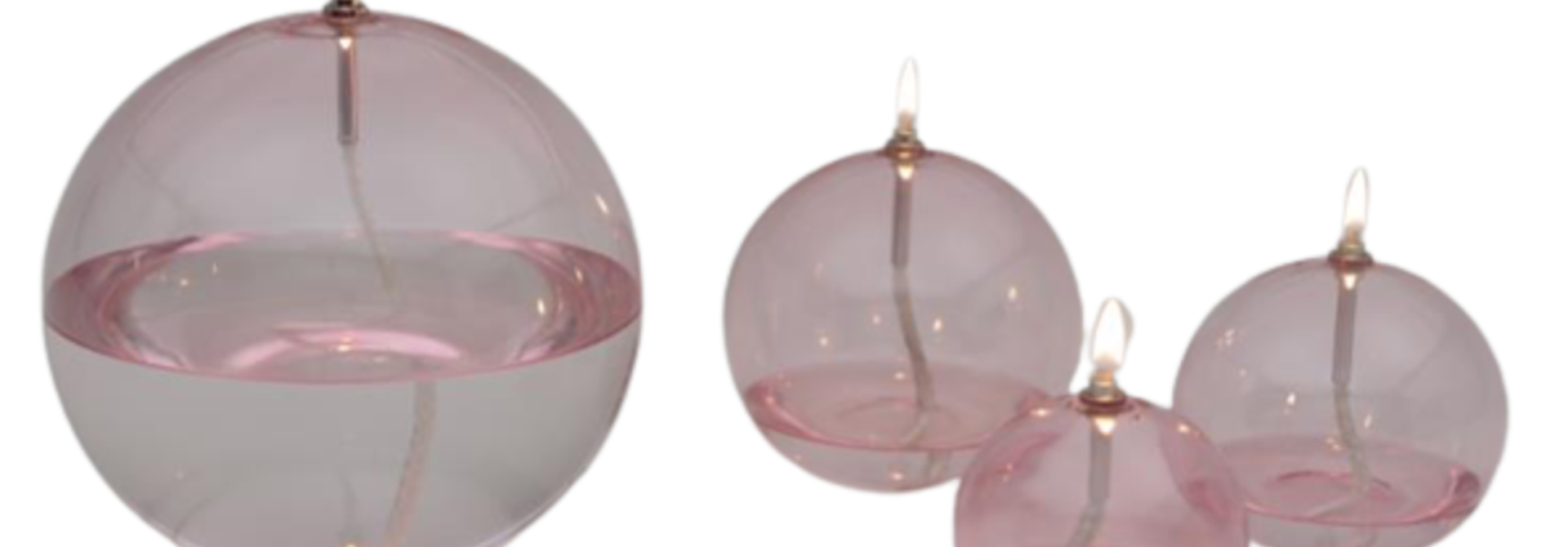 Lampe à Huile Sphère Light Pink S Ø9cm