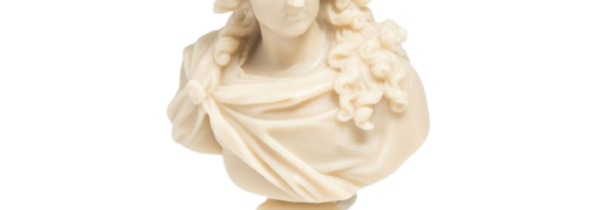 Candle Louis XIV Bust Stone