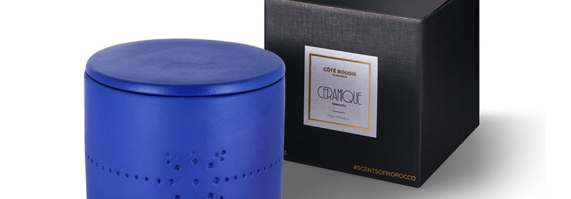 Candle Izza Blue Mandarin Majorelle M