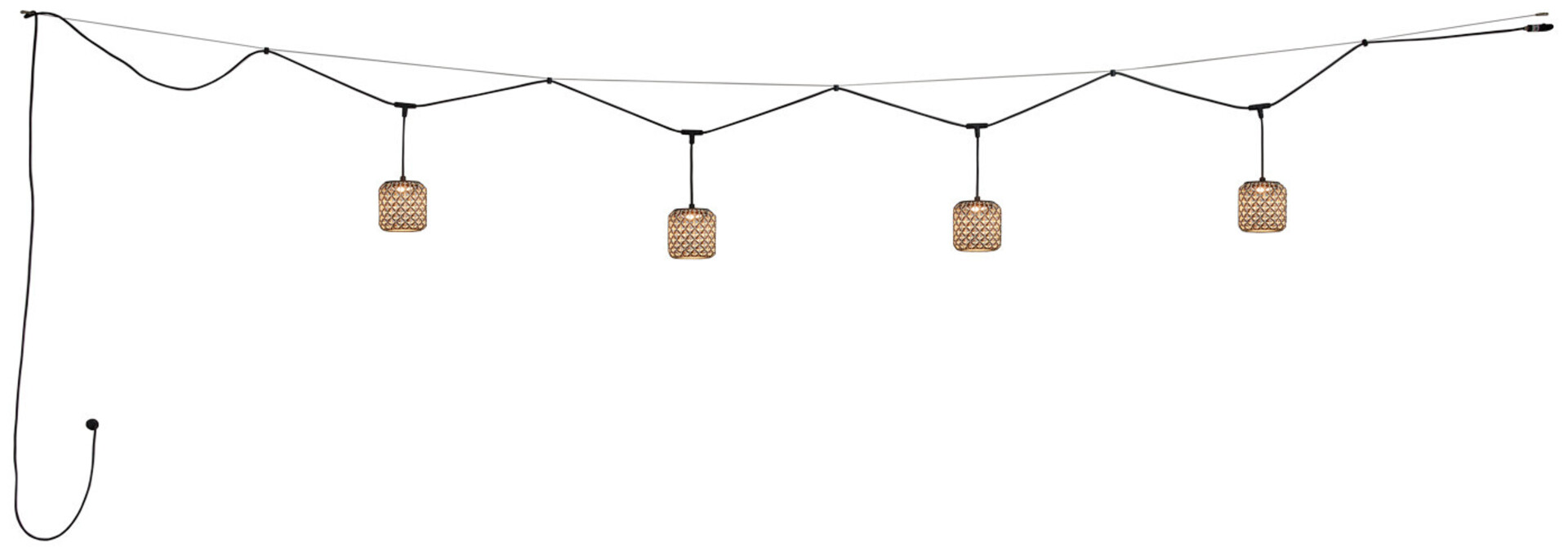 Bover - Suspension Nans Catenary S/16/4L 4pcs - Graphite Brown / Brown