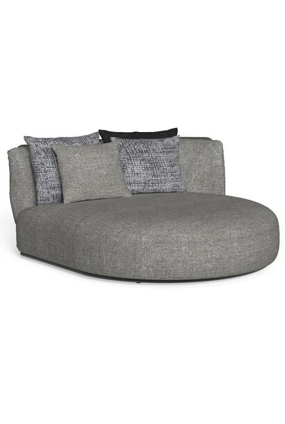 Sofa Scacco Drope SX Graphite & Dark Grey