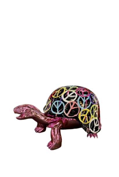 Tortue Pink Peace & Love