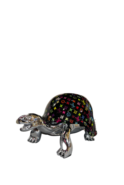 Tortue Louis Vuitton Silver Multicolor