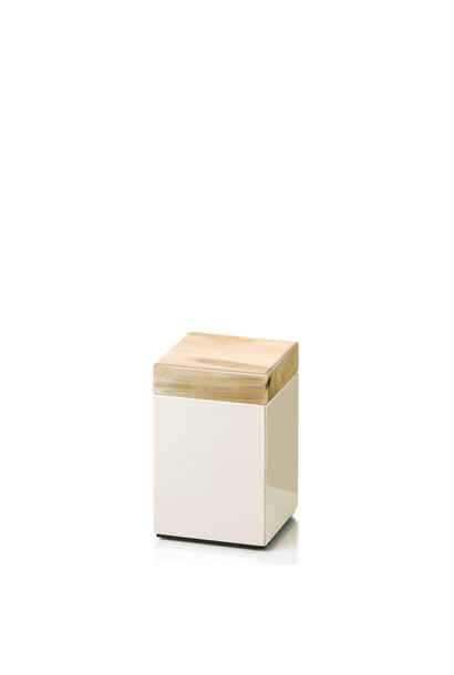 Lacquered Horn Box Ivory