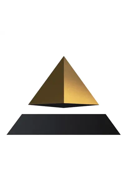 Pyramide en Levitation Py Or & Noir