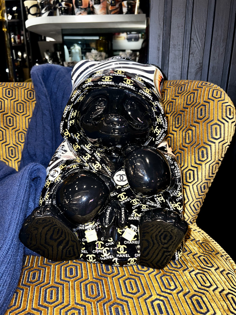 Decorative Sculpture Boxing Panda Chanel Karl Lagerfeld - Segraeti